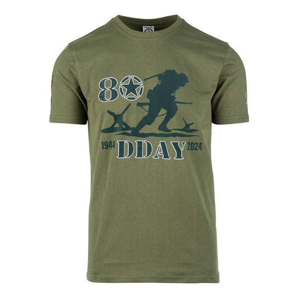 T-shirt D-Day 80th Anniversary - Groen