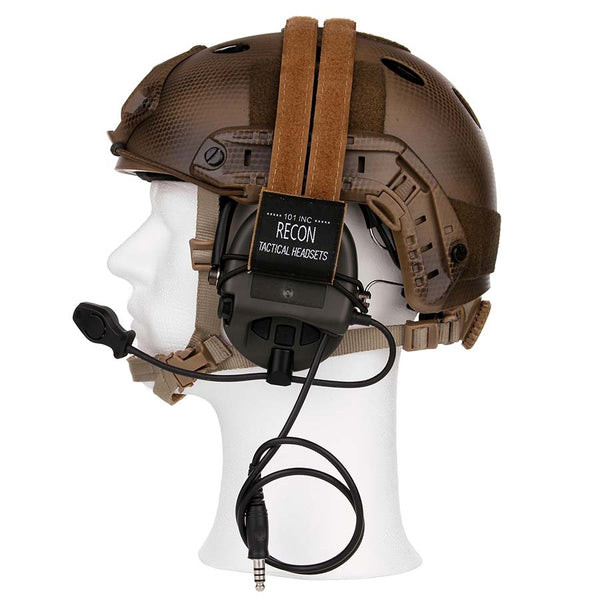 Z004 Conversion kit for tactical helmet and Sordin headset - Dark Earth