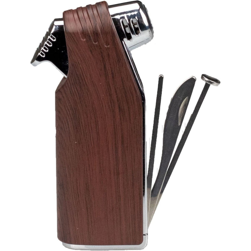 Pijpaanst. dark brown/3 tools