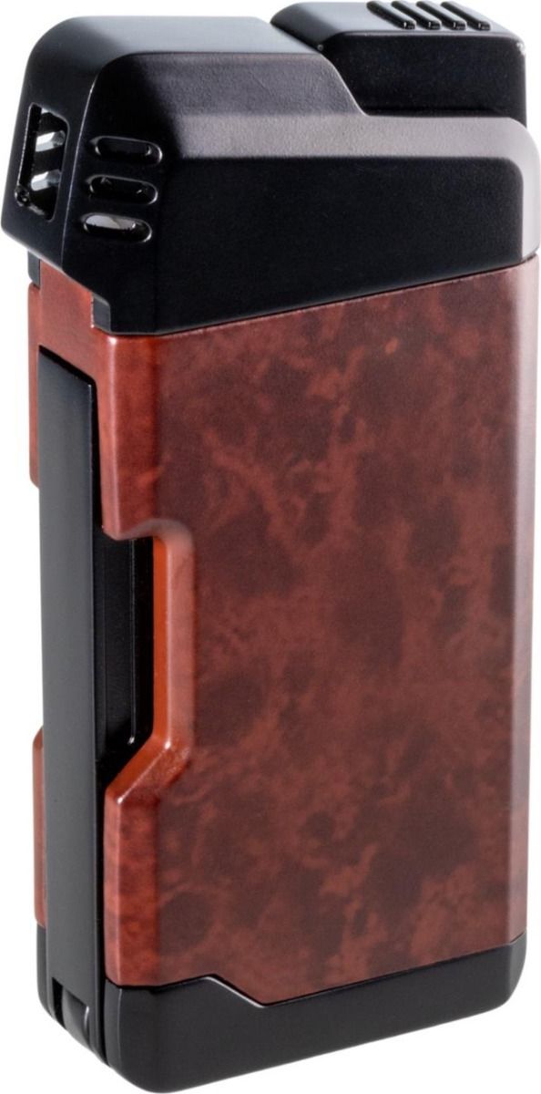 Pipe piezo lighter PASSATORE "Henry" Brown Marble/ Black