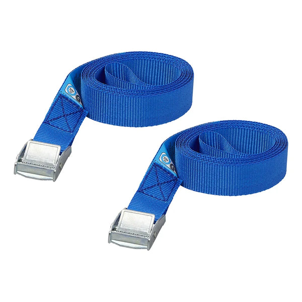 ProPlus Spanband blauw met snelsluiting 2x 2,5 meter