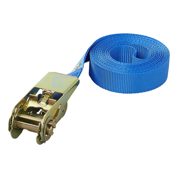 ProPlus Spanband blauw met ratel 5 meter