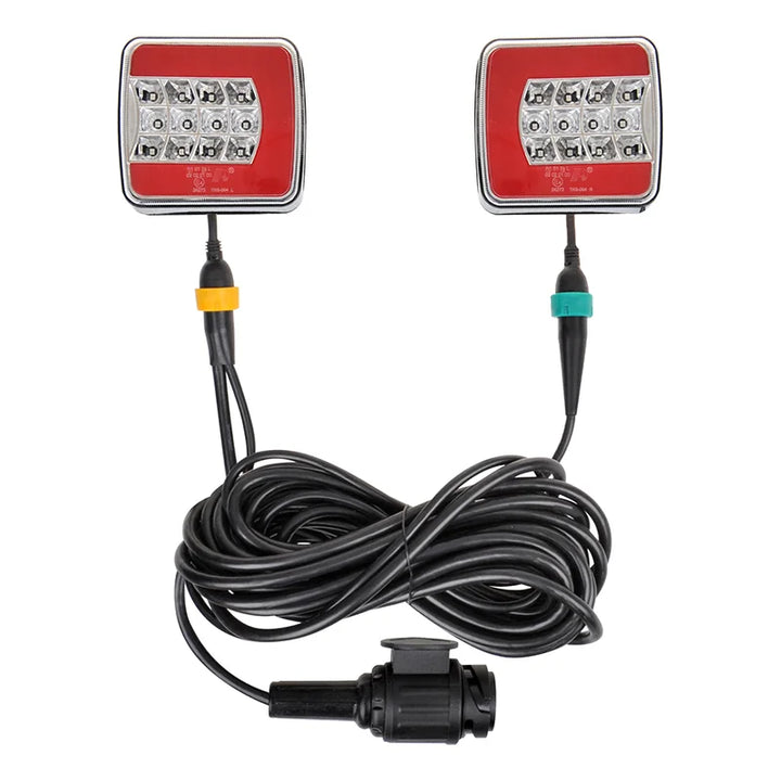 ProPlus Aanhangerverlichtingsset LED met Magneten - 7.5 en 2.5 meter Kabel - 13 Polige Stekker
