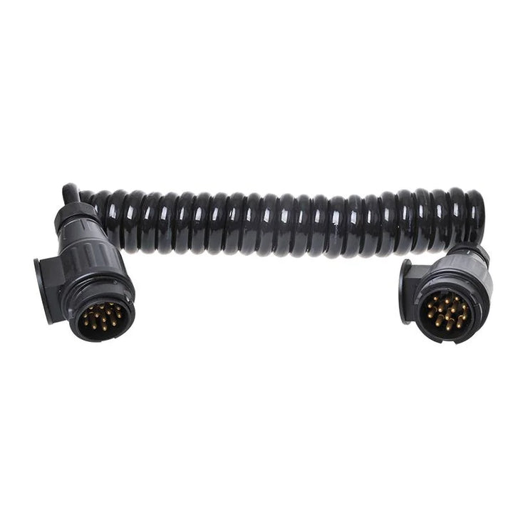 ProPlus Spiraalkabel 3,5M 8 aderig met 2x stekker 13-polig PVC
