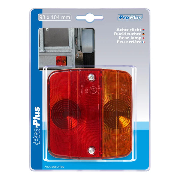 ProPlus Achterlicht 4 functies 98x104mm in blister