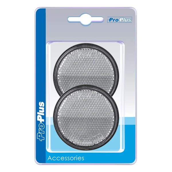 ProPlus Reflector wit 60mm met bout 5mm 2 stuks in blister