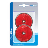 ProPlus Reflector rood 60mm schroefbevestiging 2 stuks in blister