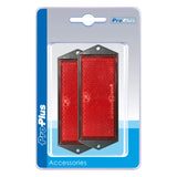 ProPlus Reflector rood 104x40mm schroefbevestiging 2 stuks in blister