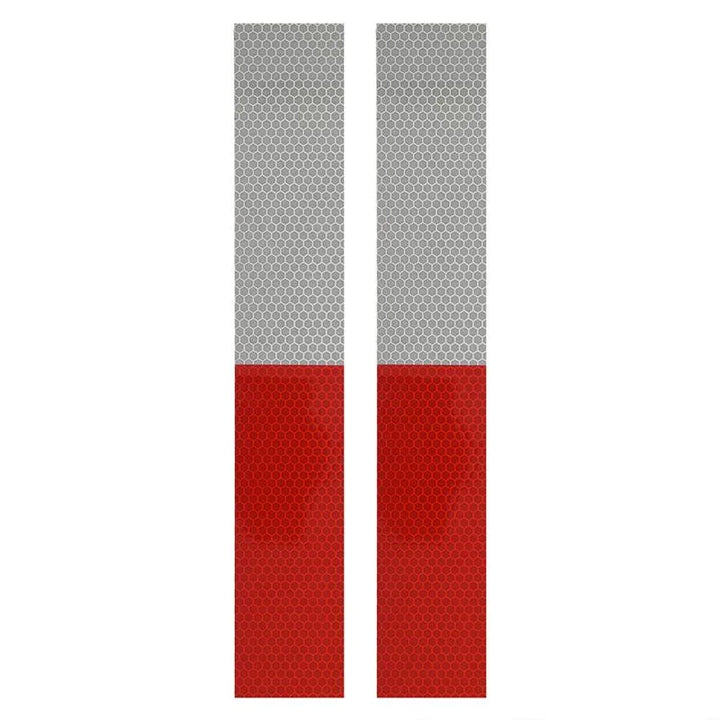 ProPlus Reflecterend tape 5x30cm rood/wit - set van 2 stuks