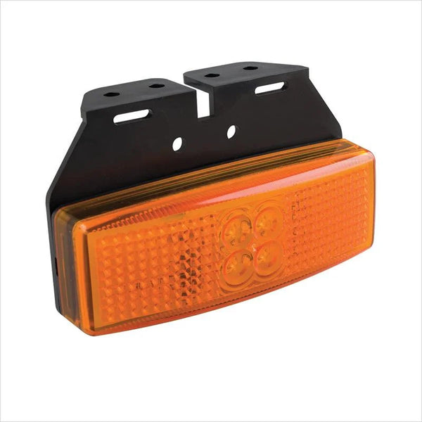 ProPlus Zijmarkeringslamp 12/24V oranje 110x40mm LED met houder in blister