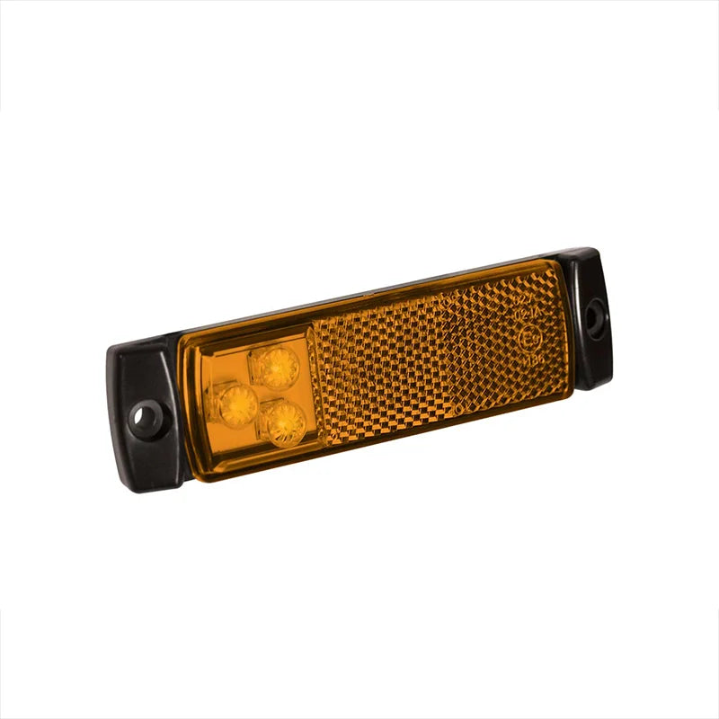 ProPlus Zijmarkeringslamp 12/24V oranje 126x30mm LED