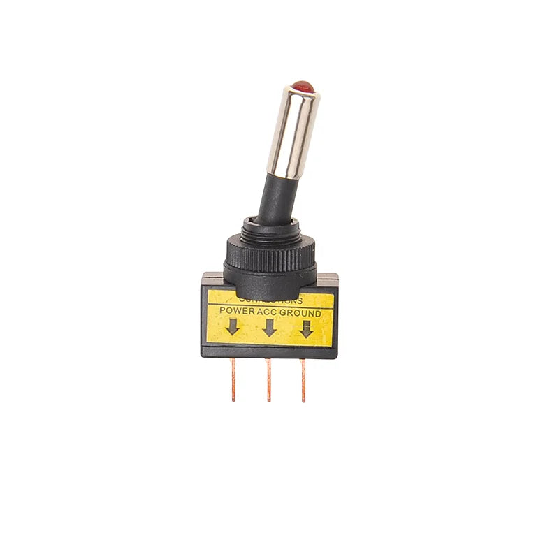 ProPlus Tuimelschakelaar LED rood 12V-max. 20A