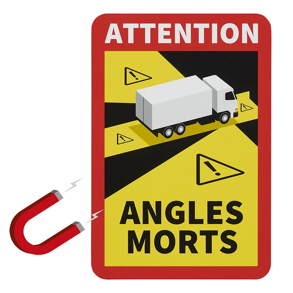 ProPlus Magneetsticker "Attention Angles Morts!" Vrachtwagen