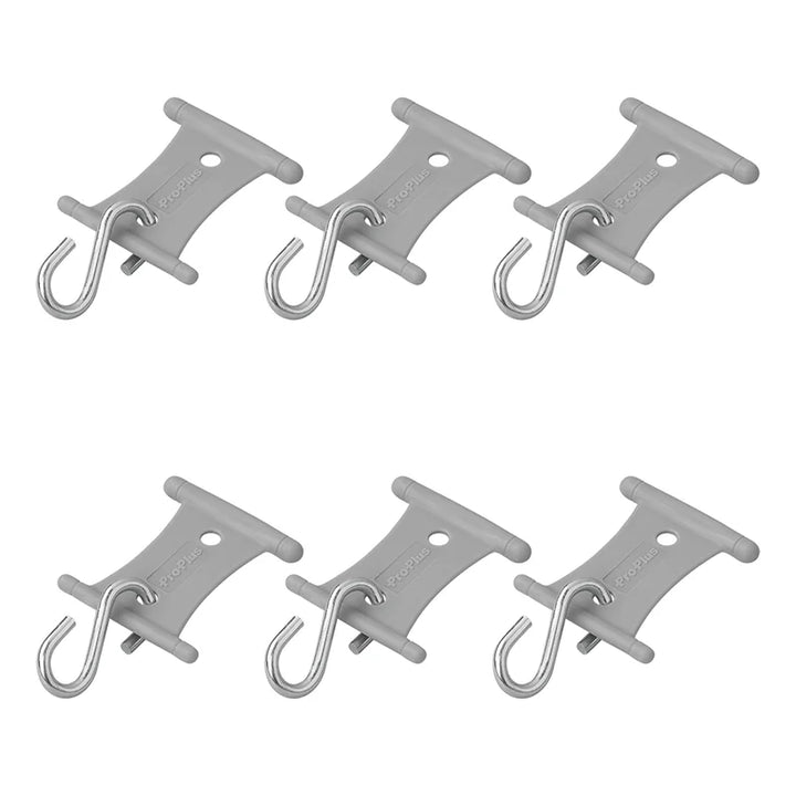 ProPlus Hanger met S-haak voor tentrail 5/6mm en 7/8mm - set van 6 stuks