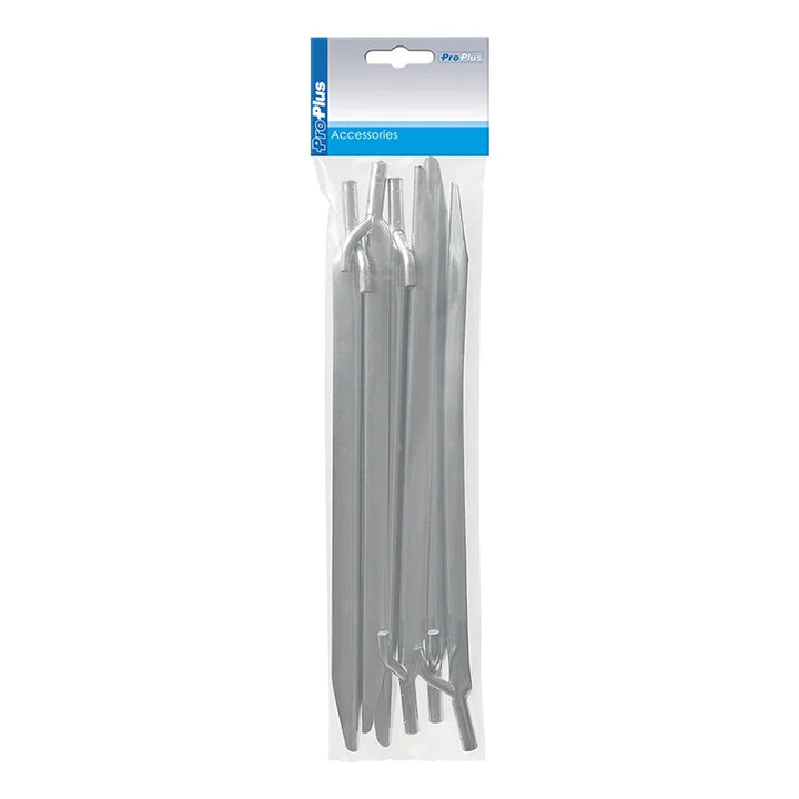 ProPlus Tentharing 30cm metaal met haak 6 stuks in polybag