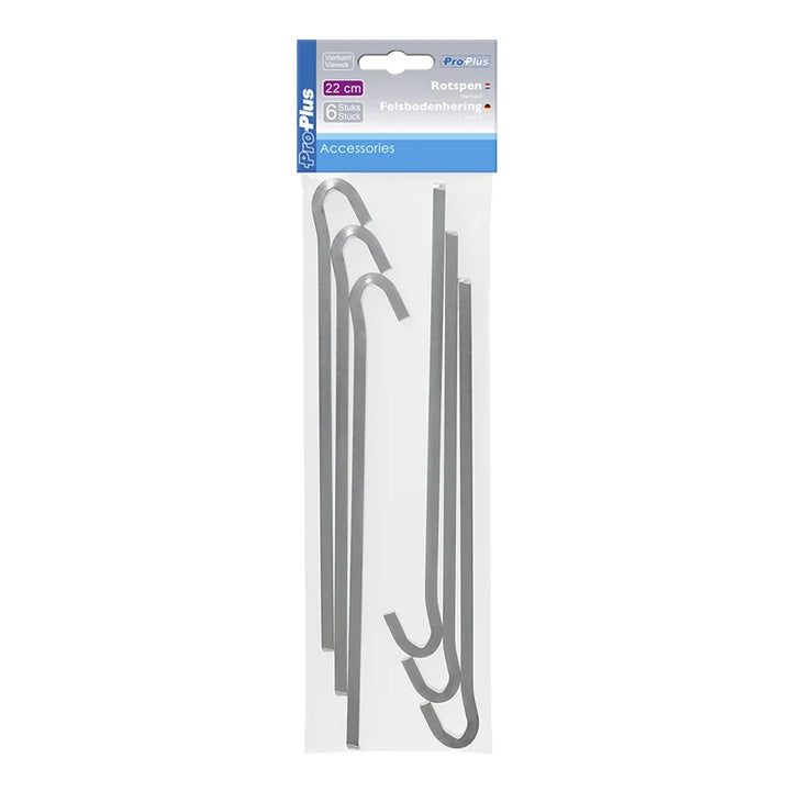 ProPlus Rotspen 22cm metaal vierkant 6 stuks in polybag