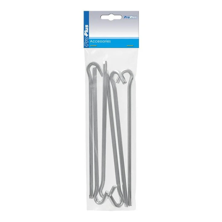ProPlus Rotspen 23cm metaal driehoekig 6 stuks in polybag