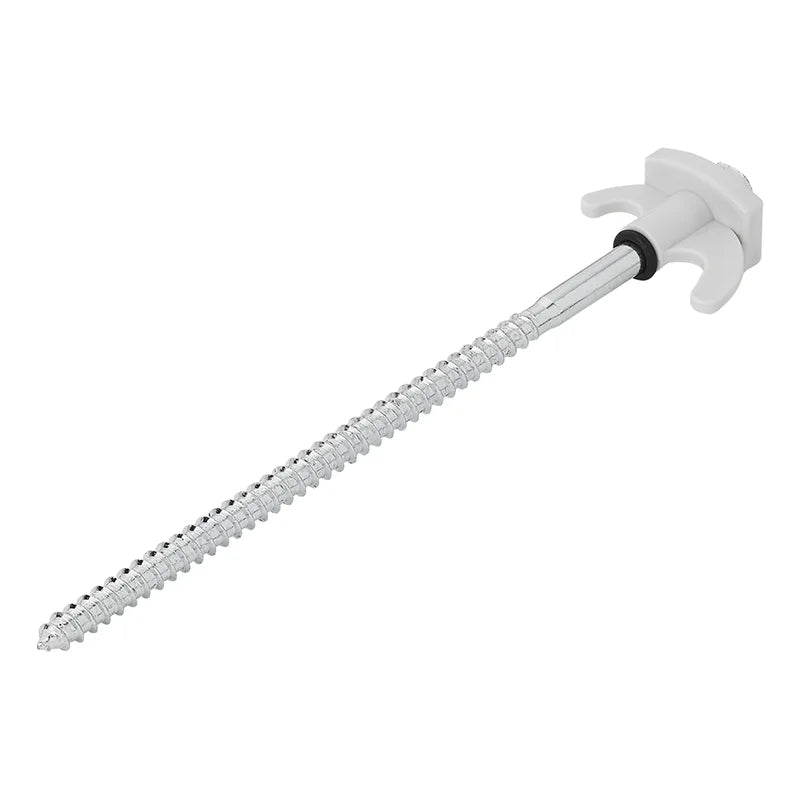 ProPlus Tentharing 20cm metaal schroefbaar met kunststof haak 6 stuks in polybag