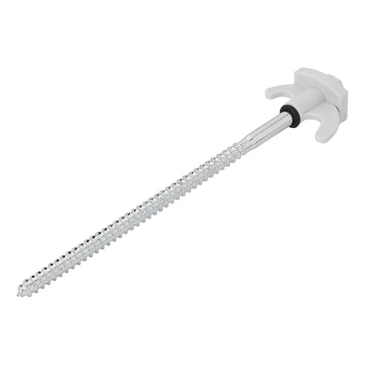 ProPlus Tentharing 20cm metaal schroefbaar met kunststof haak 6 stuks in polybag