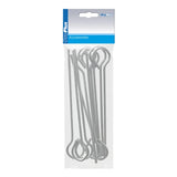 ProPlus Tentharing 19cm aluminium met oog 10 stuks in polybag