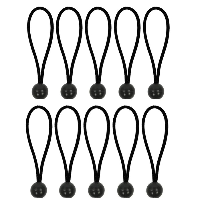 ProPlus Tentspanner elastisch 15cm met plastic bal - set van 10 stuks