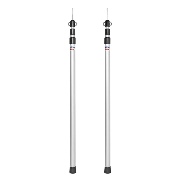 ProPlus Tentstok telescopisch 3-delig 93-230cm - set van 2 stuks