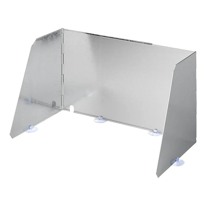 ProPlus Kookwindscherm 3-delig staal vouwbaar + uitschuifbaar 37/70 x 32 x 28 cm