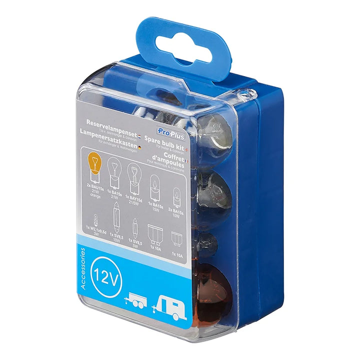 ProPlus Reservelampenset voor aanhanger &amp; caravan 12-delig