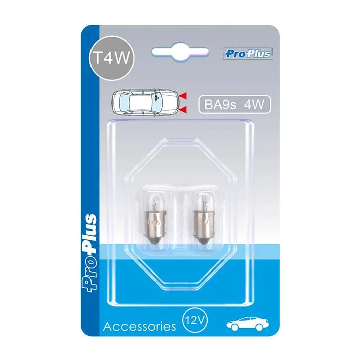 ProPlus Autolamp 12V 4W BA9s 2 stuks in blister