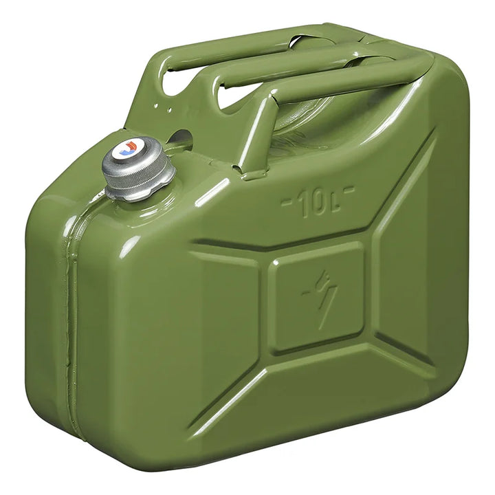 ProPlus Jerrycan 10L metaal groen met magnetische schroefdop UN- &amp; TüV/GS-gekeurd