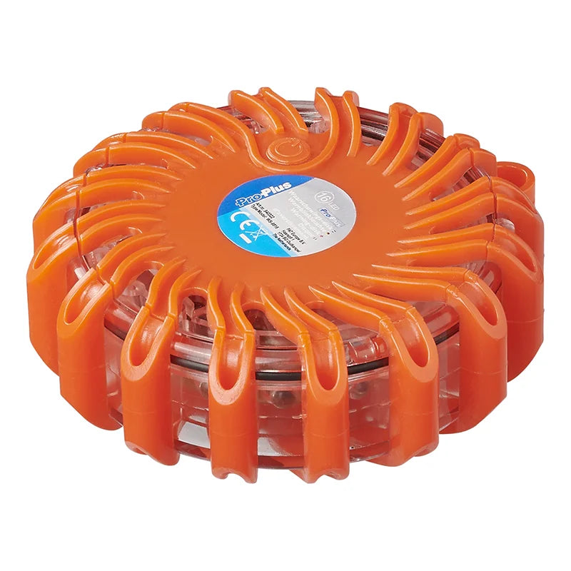 ProPlus Waarschuwings-disk 16LED oranje