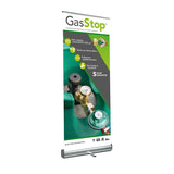 ProPlus GasStop roll-up banner 85x205cm Nederlands