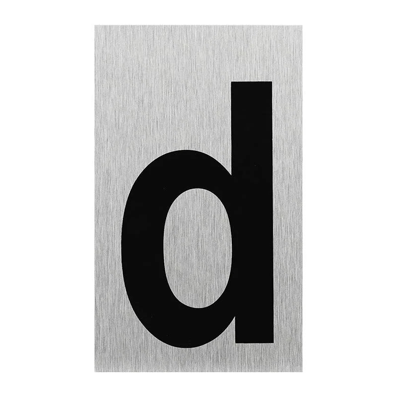 ProPlus Aluminium deurbordje " d " 100x60mm