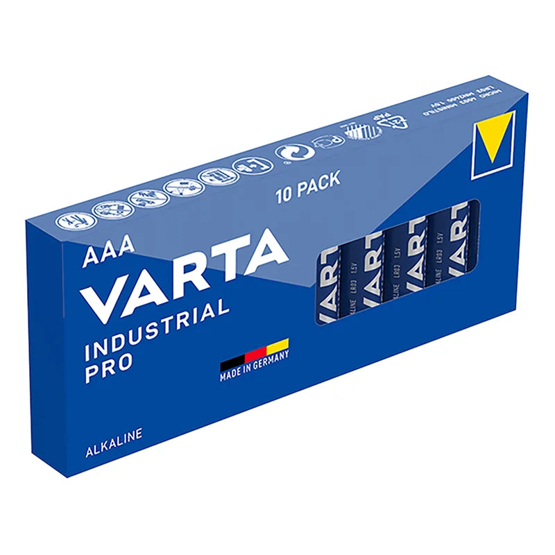 ProPlus Varta Industrial Alkaline batterijen AAA 10 stuks