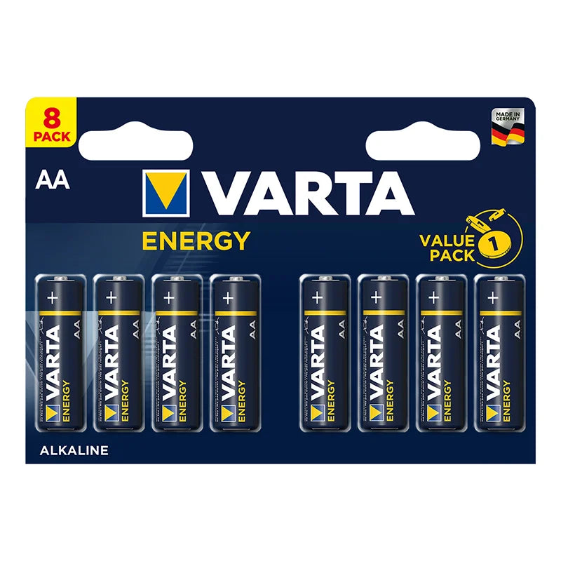 ProPlus Varta Energy Alkaline batterijen AA 8 stuks in multi verpakking