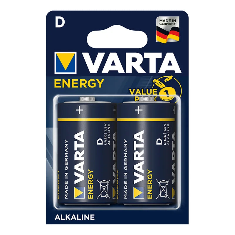 ProPlus Varta Energy Alkaline batterijen D 2 stuks in blister