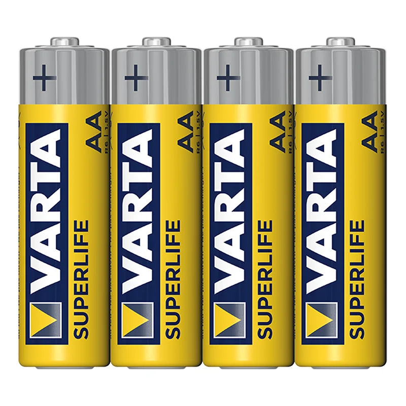 ProPlus Varta Superlife batterijen AA 4 stuks in folie verpakking