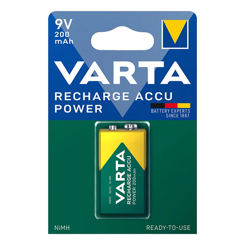 ProPlus Varta Recharge Accu Power batterij 9V 200 mAh in blister