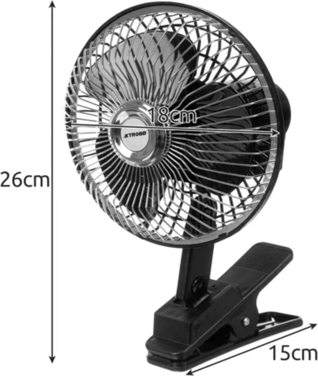 Xtrobb Compacte &amp; verstelbare autoventilator - optimale luchtverdeling