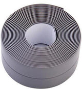 Sanitairstrip Grijs - Kitstrip - Wastafel Afdichtstrip - Voor Keuken & Badkamer - Waterdicht - Afdichtingstape - Sanitairkit - PVC