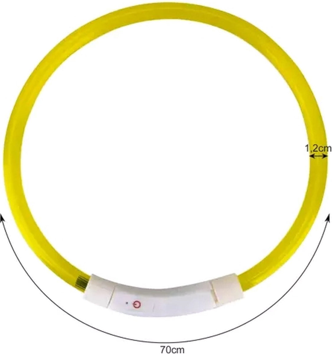 Purlov LED Lichtgevende Halsband - Veiligheid en Zichtbaarheid voor Uw Huisdier