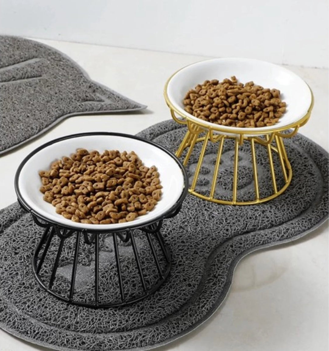 Purlov Grijze voerbakmat voor honden en katten