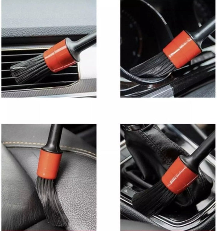 Xtrobb Detailing Borstels 5 Stuks met Doek - Perfecte Autoverzorging
