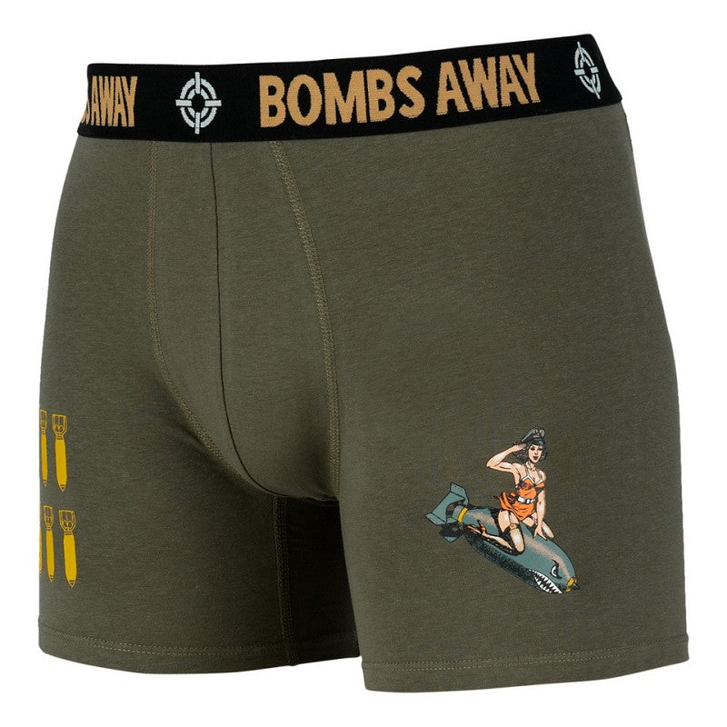 Boxershort Bombs Away - Groen