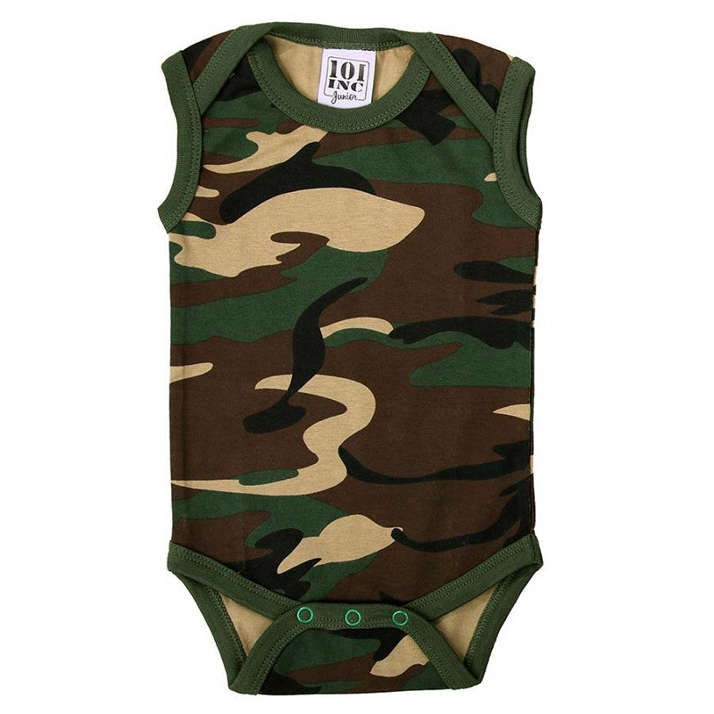 Baby romper zonder mouw - Woodland