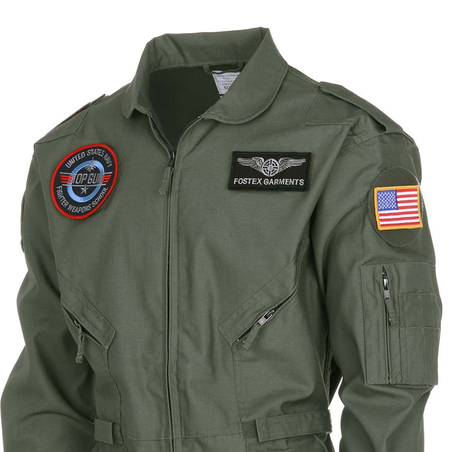 Kinder Piloten Overall - Sage Green