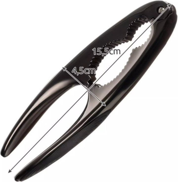 Ruhhy Stalen Notenkraker met Softgrip - Ideaal voor Walnoten &amp; Hazelnoten
