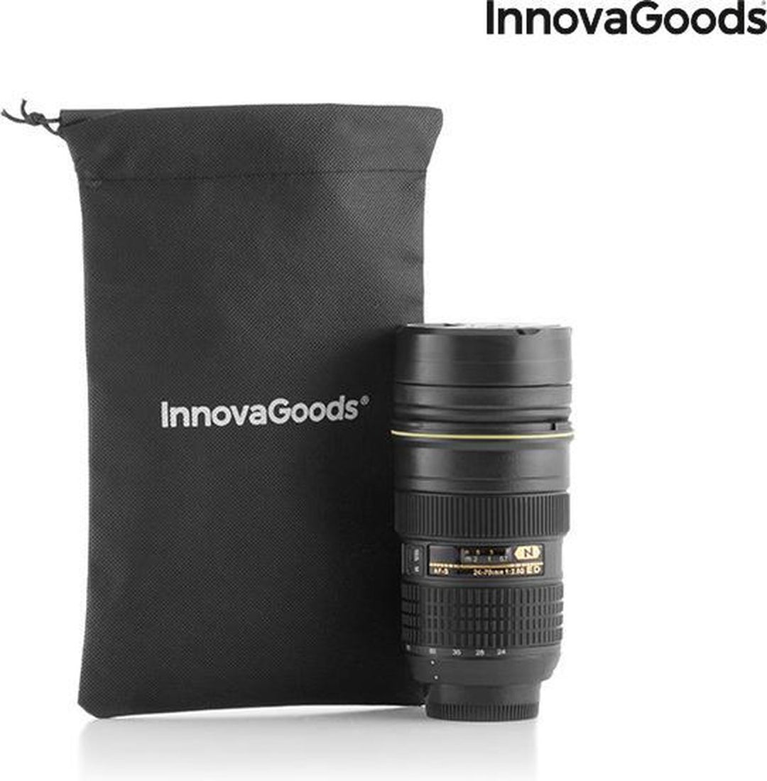InnovaGoods - Thermische Beker met Deksel - Drinkbeker - Meervoudig gebruik: Mok, Thermos, Potloodhouder, Kan, Bloempot...