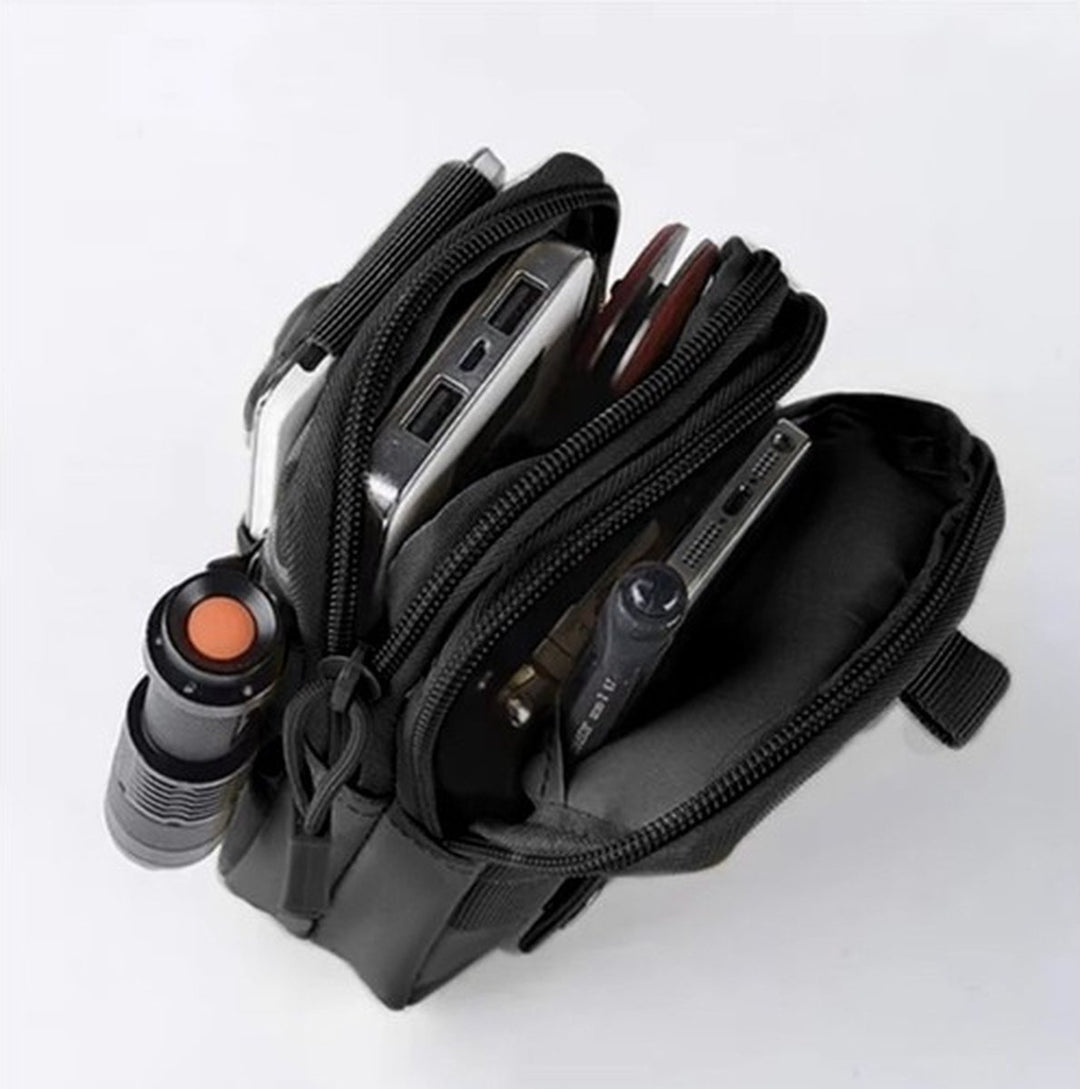 Tactische Reis Heuptas + Tactical Riem - Zwart
