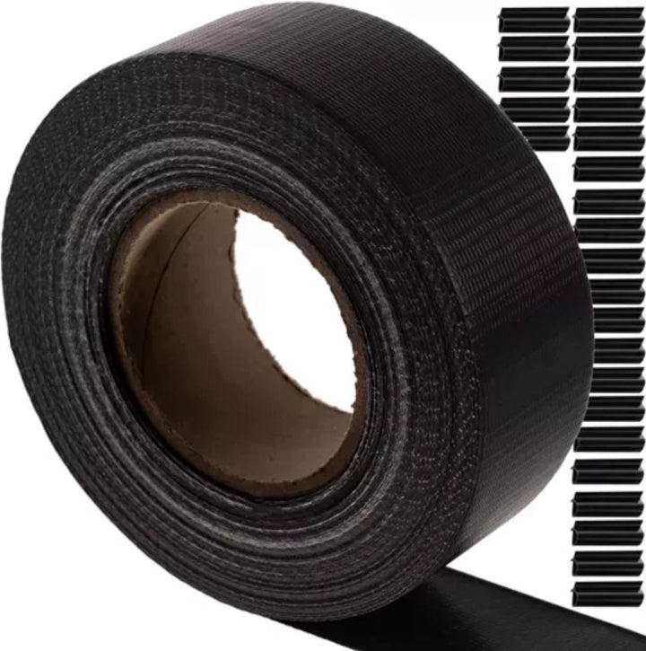 Gardlov Vlechtband Hekwerk - 4.75 cm x 35 m - Premium Kwaliteit - Antraciet
